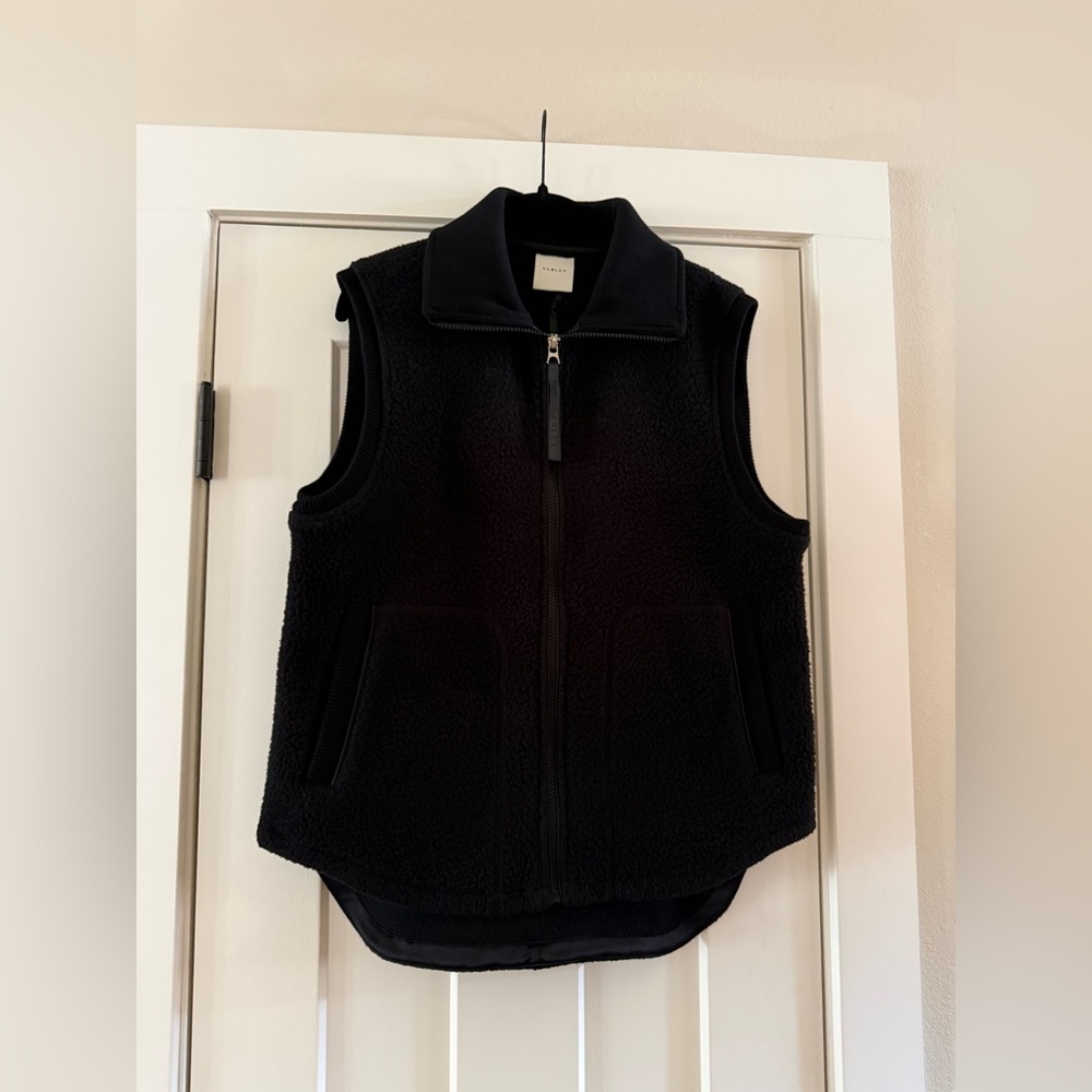 Varley Maggie Fleece Gilet Black NWT XS